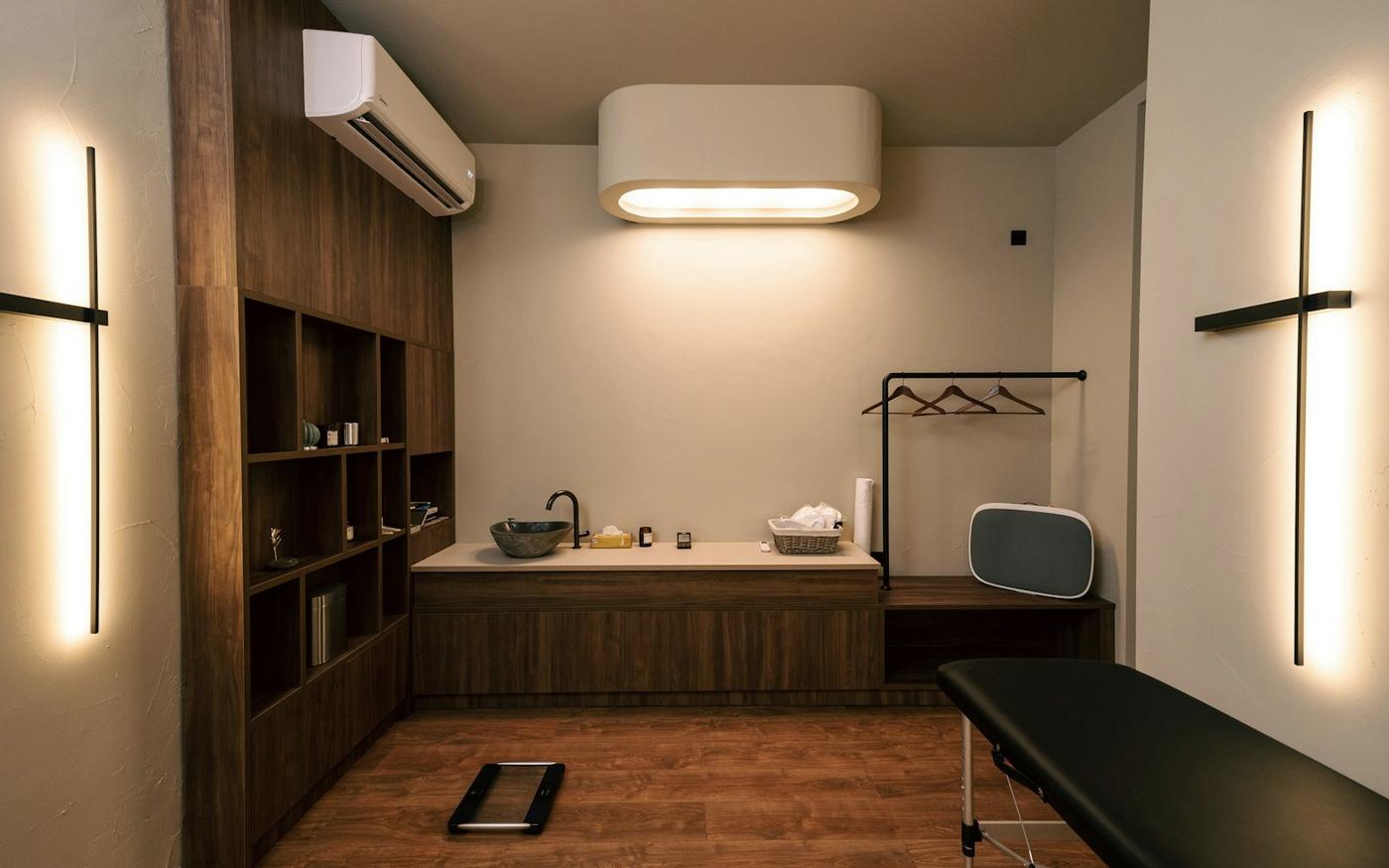 Treatment room in a modern clinic