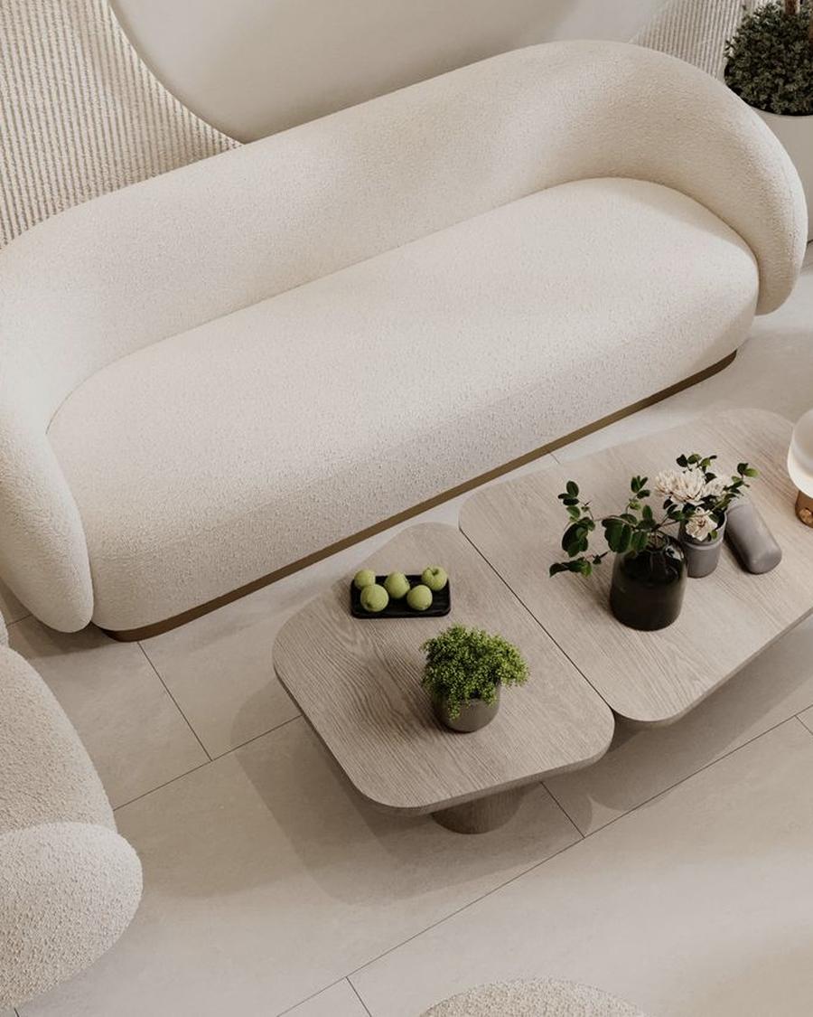 Waiting area of a modern aesthetic clinic